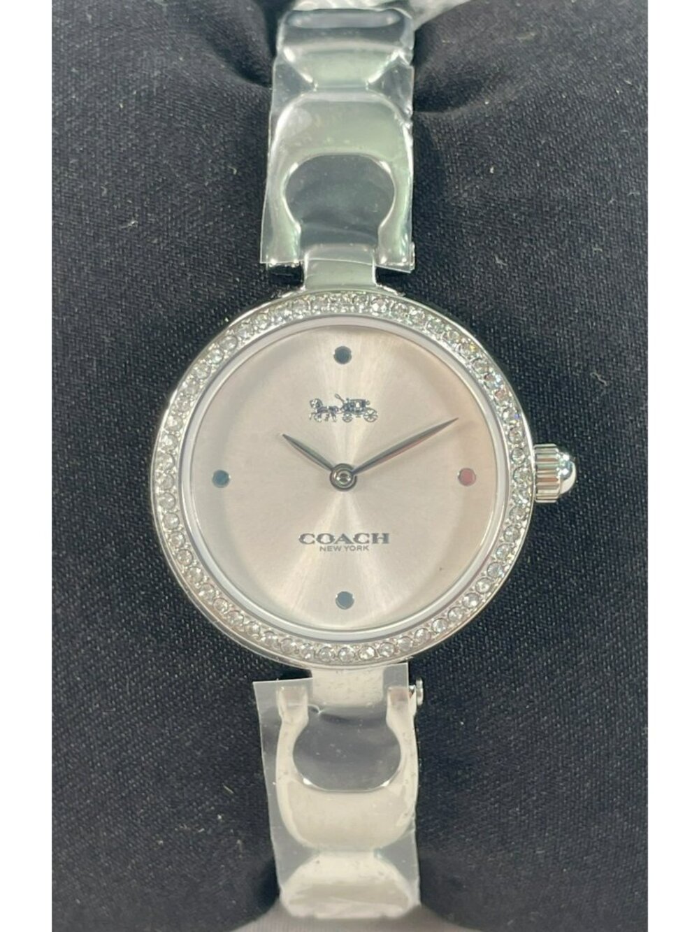 COACH Park Crystal Watch Silver Dial Stainless 14503170 Women's MSRP $250 NEW